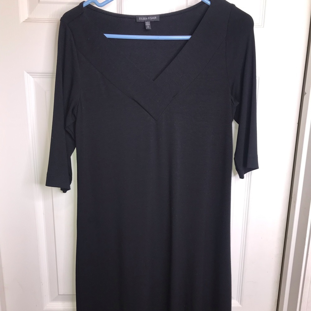 Eileen Fisher Pretty Black Dress Women’s